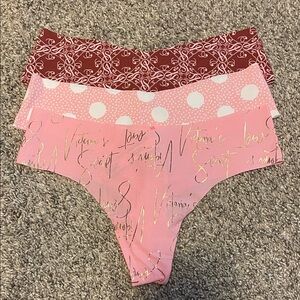 Victoria's Secret No-Show Panties Set
